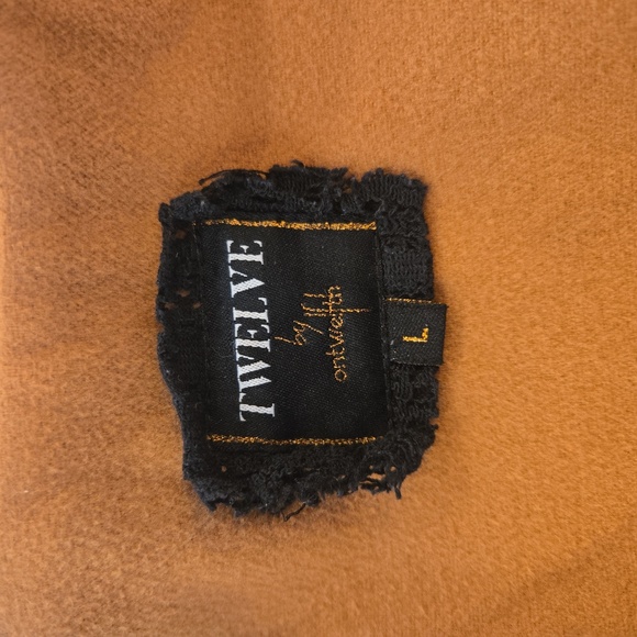 Twelve By Ontwelfh Lightweight Full Zip Mid Length Jacket Coat Tan Size Large - Picture 9 of 11